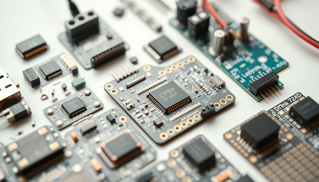 Custom electronic hardware components